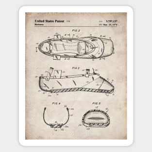 Ballet Slipper Patent - Ballet Dancer Company Opera Art - Antique Sticker